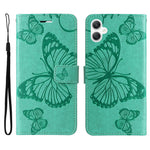 Samsung Galaxy A08 5G / A08 4G / A07 4G / A07s 4G / A06 4G / A06 5G Plånboksfodral Läderfodral med Blommigt Fjärilsmönster, Stativ