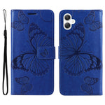 Samsung Galaxy A08 5G / A08 4G / A07 4G / A07s 4G / A06 4G / A06 5G Plånboksfodral Läderfodral med Blommigt Fjärilsmönster, Stativ