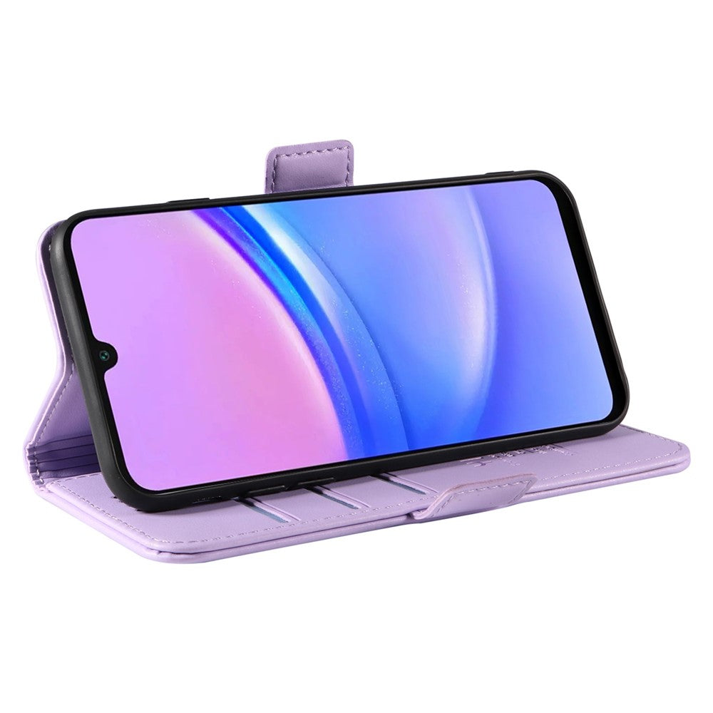 YIKATU YK-003 til Samsung Galaxy A18 5G / A18 4G A17 5G / A17 4G / A26 5G / A16 5G / A16 4G, lædermobilskal i pungdesign med sidelukning
