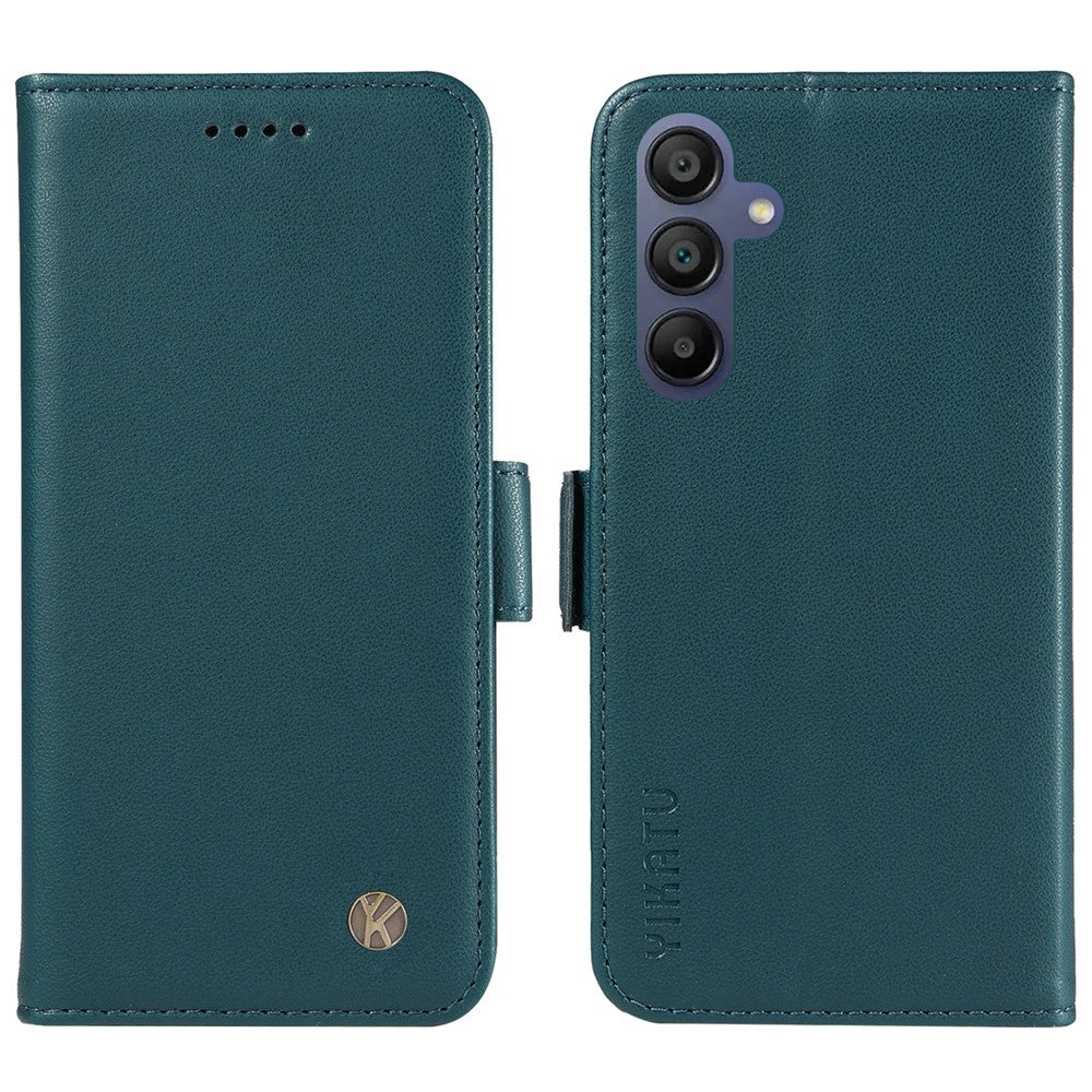 YIKATU YK-003 til Samsung Galaxy A18 5G / A18 4G A17 5G / A17 4G / A26 5G / A16 5G / A16 4G, lædermobilskal i pungdesign med sidelukning