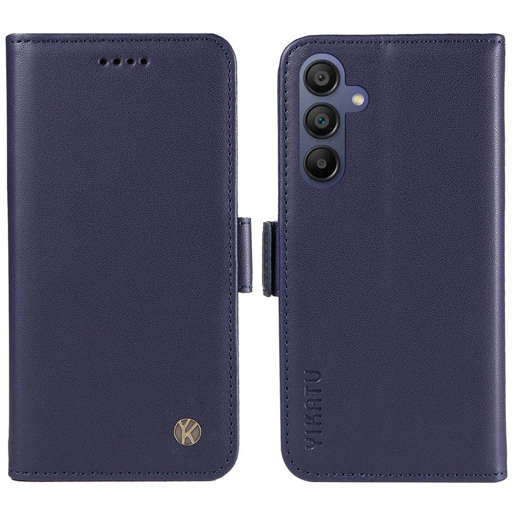 YIKATU YK-003 til Samsung Galaxy A18 5G / A18 4G A17 5G / A17 4G / A26 5G / A16 5G / A16 4G, lædermobilskal i pungdesign med sidelukning