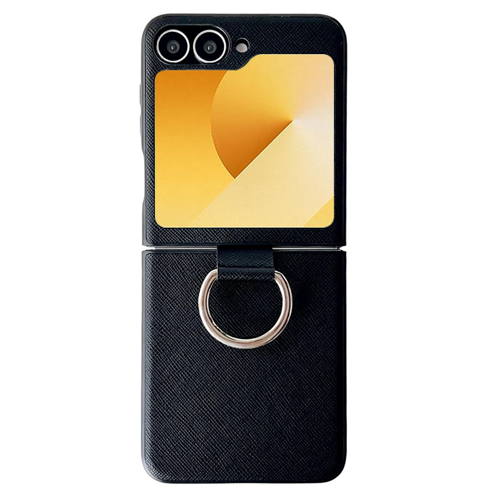 For Samsung Galaxy Z Flip7 FE 5G / Z Flip6 5G Case Ring Holder Hard PC Protective Phone Cover