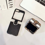 For Samsung Galaxy Z Flip7 FE 5G / Z Flip6 5G Case Ring Holder Hard PC Protective Phone Cover