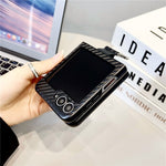 For Samsung Galaxy Z Flip7 FE 5G / Z Flip6 5G Case Ring Holder Hard PC Protective Phone Cover