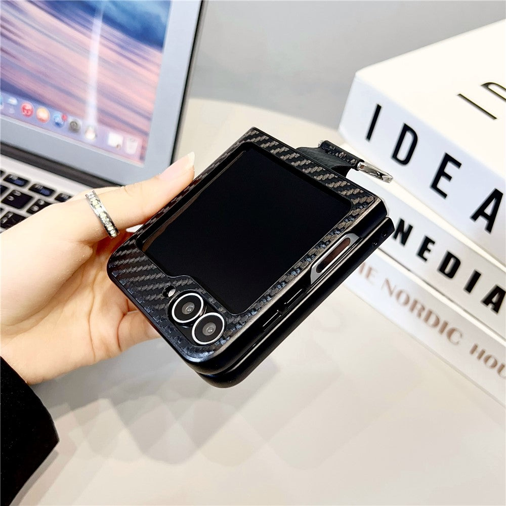 For Samsung Galaxy Z Flip7 FE 5G / Z Flip6 5G Case Ring Holder Hard PC Protective Phone Cover