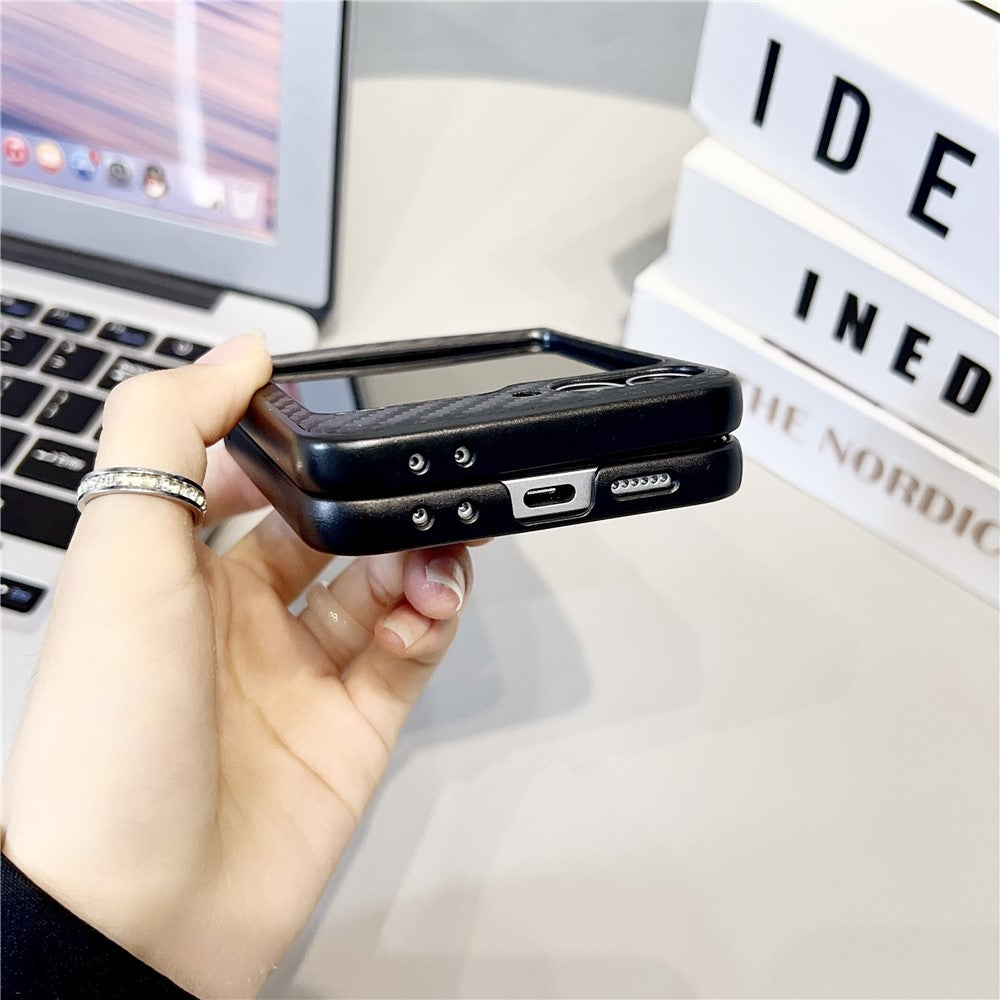 For Samsung Galaxy Z Flip7 FE 5G / Z Flip6 5G Case Ring Holder Hard PC Protective Phone Cover