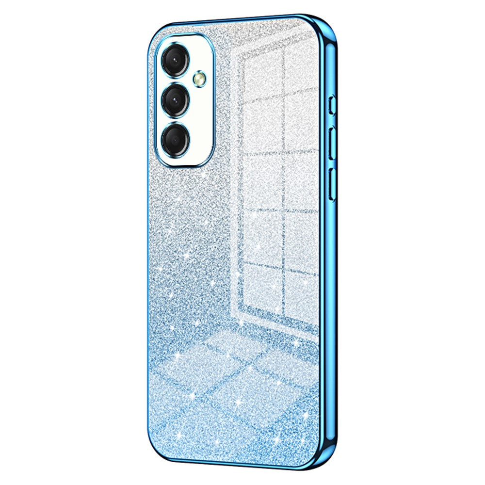 Til Samsung Galaxy A16 5G / A16 4G Cover Elektroplettering Gradient Glitter TPU Telefoncover
