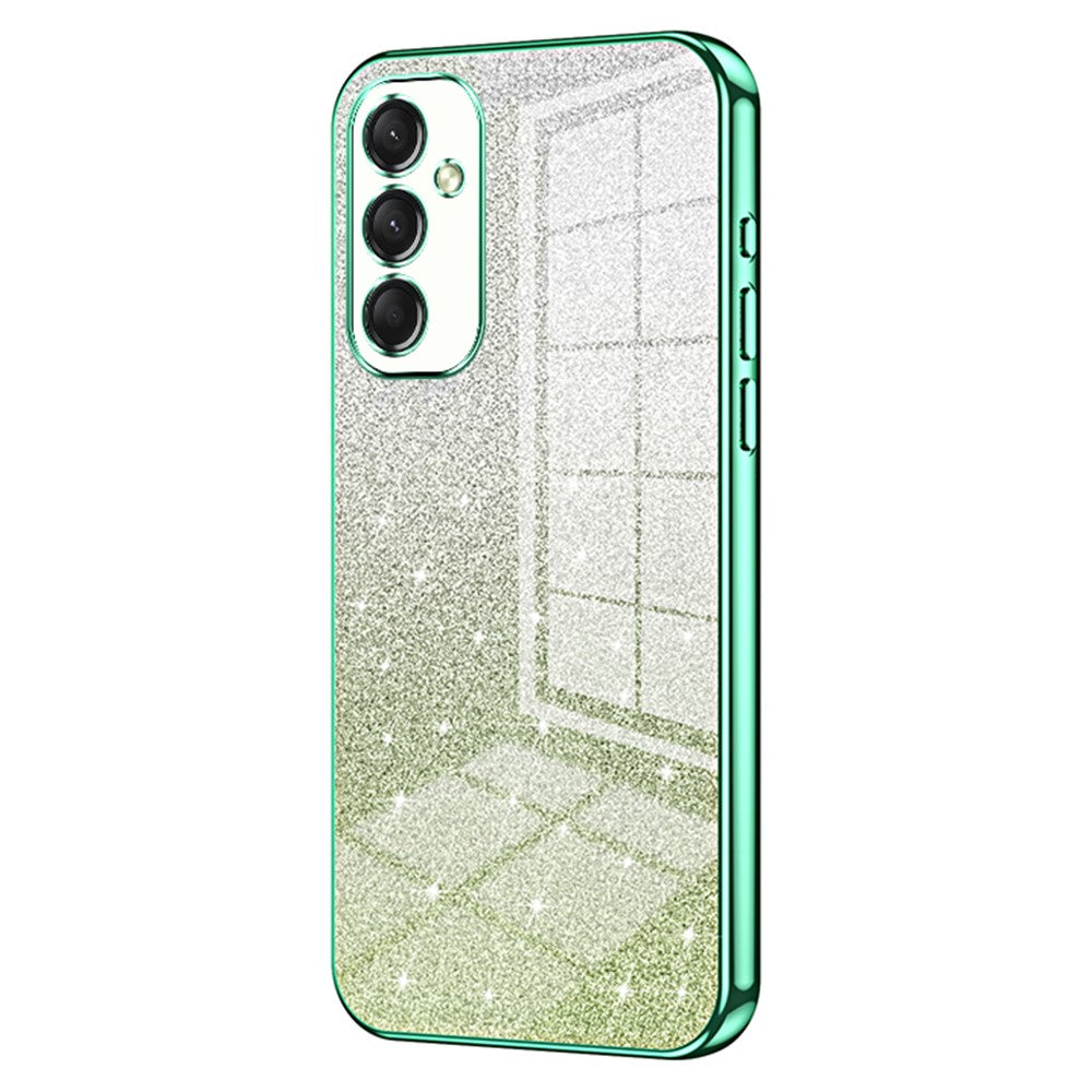 Til Samsung Galaxy A16 5G / A16 4G Cover Elektroplettering Gradient Glitter TPU Telefoncover