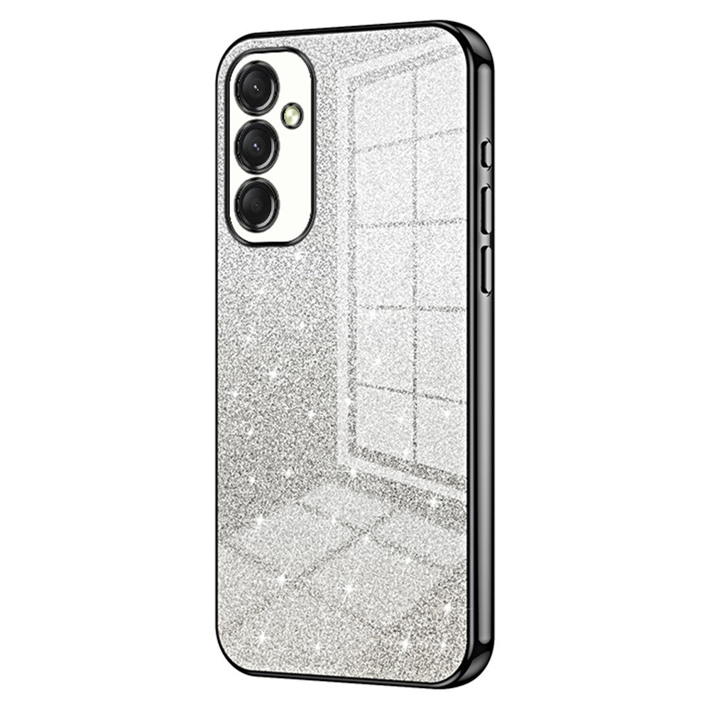 Til Samsung Galaxy A16 5G / A16 4G Cover Elektroplettering Gradient Glitter TPU Telefoncover