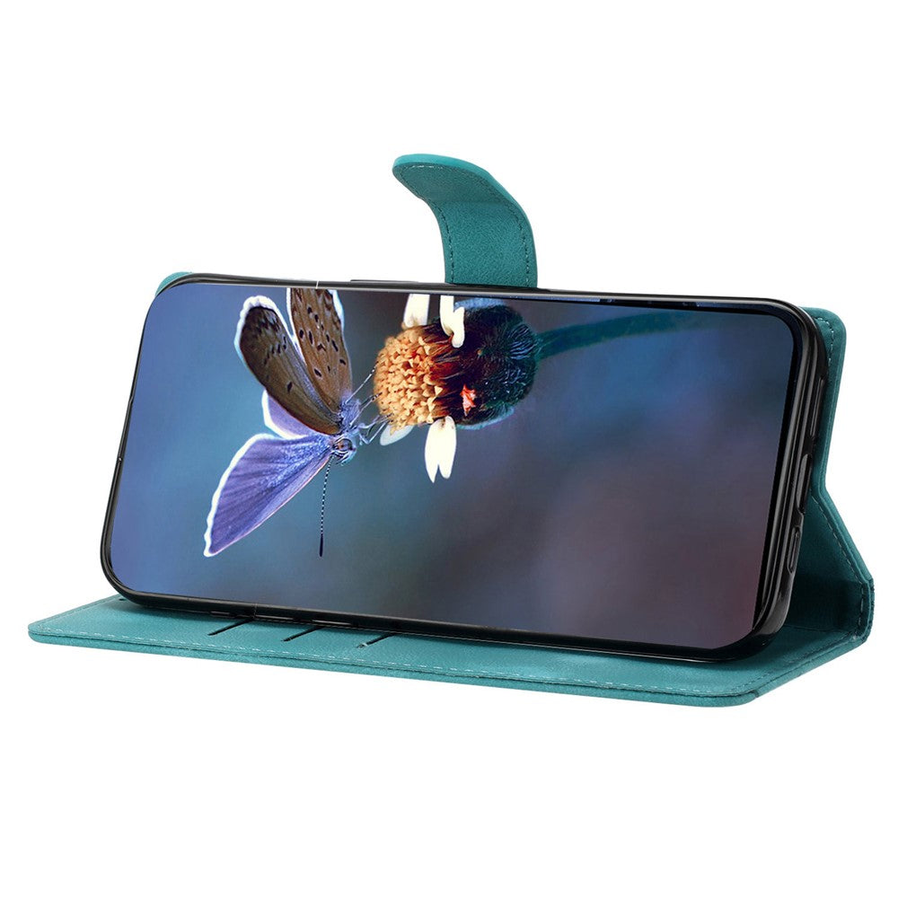 OnePlus Nord 4-skal med fjärilsmönster och läderbeläggning