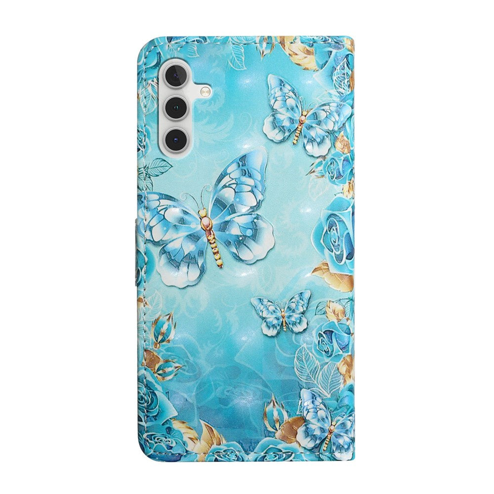 For Samsung Galaxy A16 5G / A16 4G Case 3D Creative Pattern PU Leather Stand Phone Cover