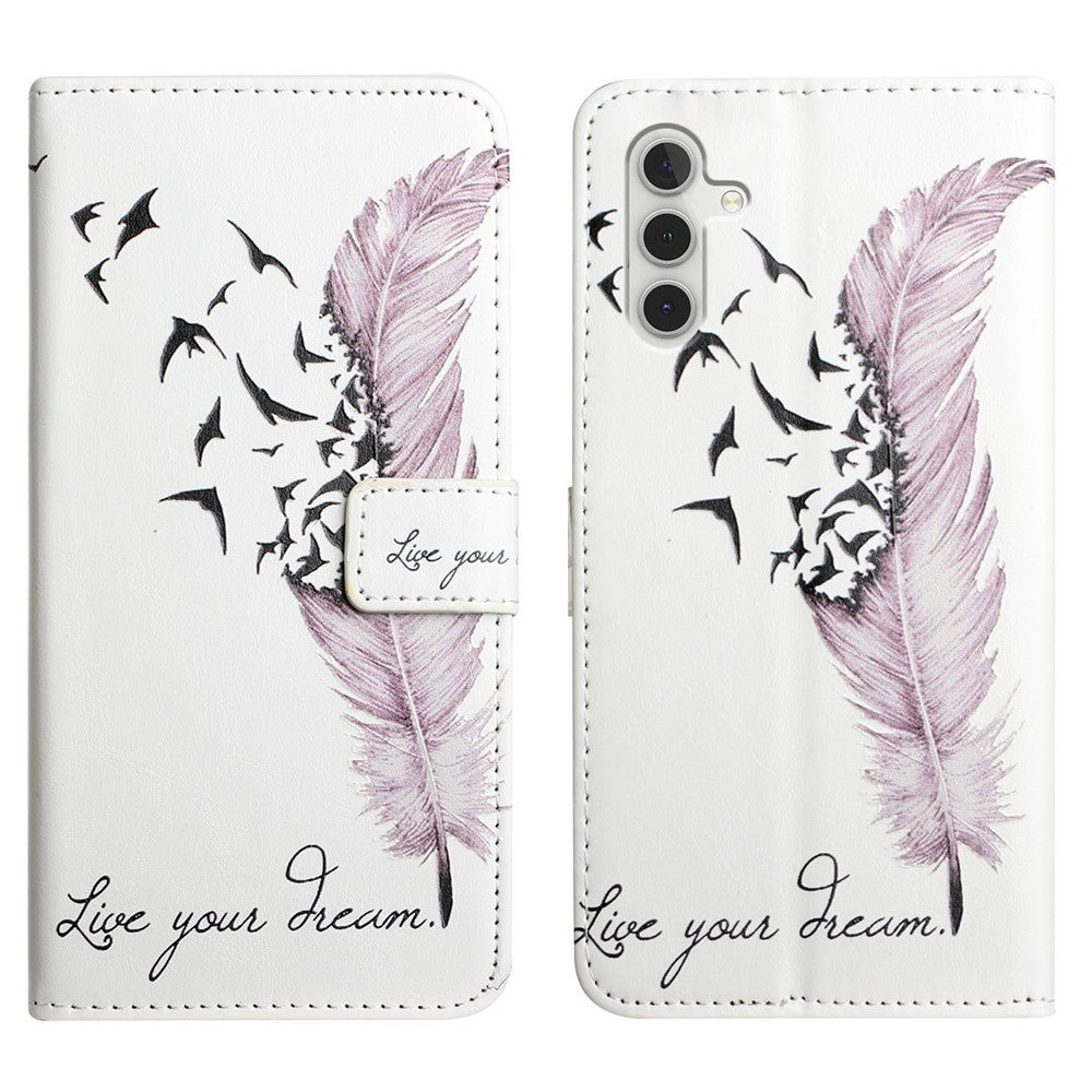 For Samsung Galaxy A16 5G / A16 4G Case 3D Creative Pattern PU Leather Stand Phone Cover