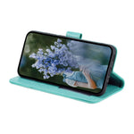 For Samsung Galaxy A04 4G (164.4 x 76.3 x 9.1 mm) Mandala Flower Pattern Imprinted Stand Case Shockproof PU Leather Wallet Phone Cover