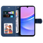 Samsung Galaxy A18 5G / A18 4G A17 5G / A17 4G / A26 5G / A16 5G / A16 4G Fodral med fällbart mönster, läder, mobilfodral, 3 färger, skarvning