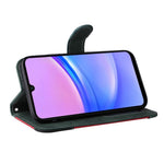 Samsung Galaxy A18 5G / A18 4G A17 5G / A17 4G / A26 5G / A16 5G / A16 4G Fodral med fällbart mönster, läder, mobilfodral, 3 färger, skarvning