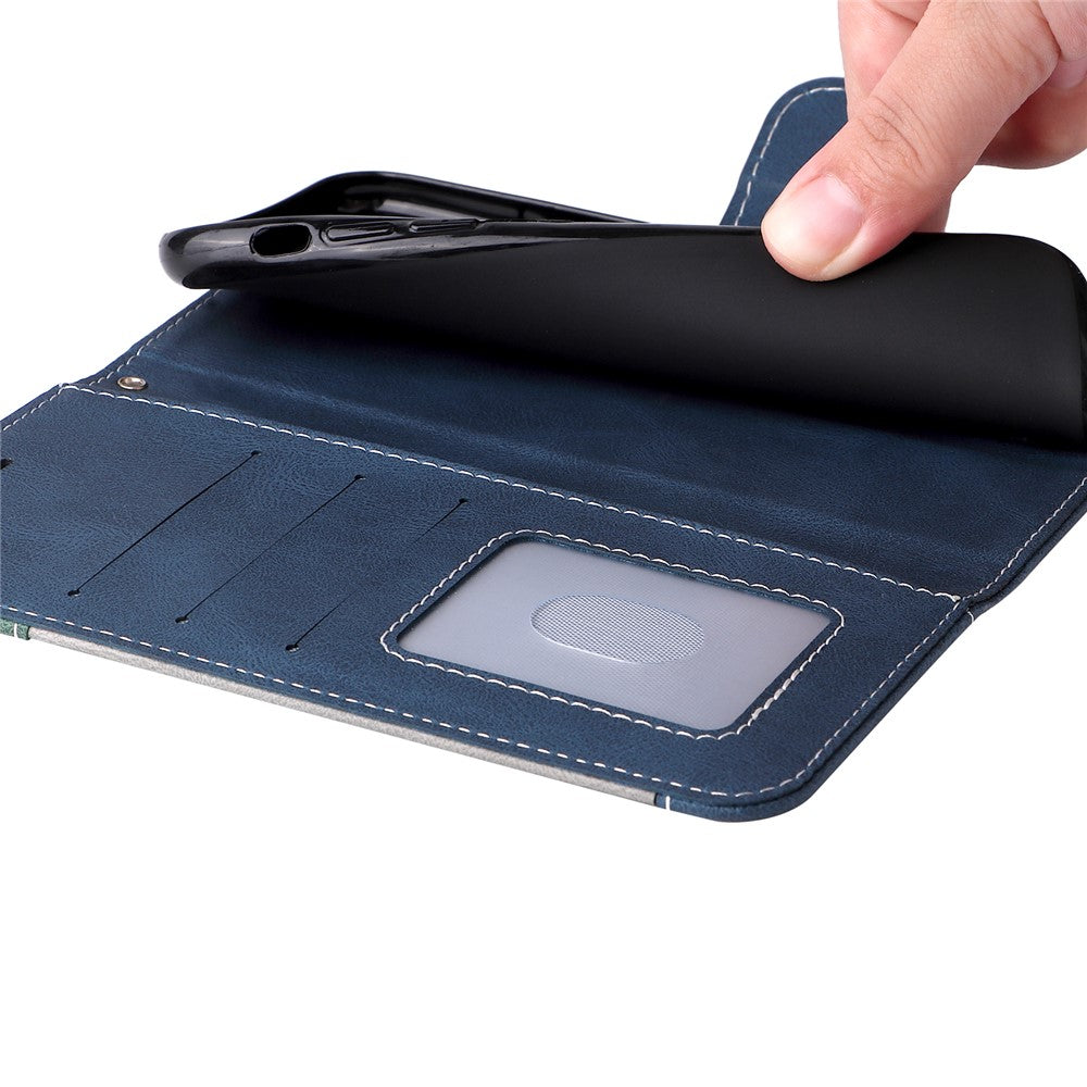 Samsung Galaxy A18 5G / A18 4G A17 5G / A17 4G / A26 5G / A16 5G / A16 4G-etui med foldbart mønster, læder, mobilcover, 3 farver og patchwork