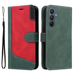 Samsung Galaxy A18 5G / A18 4G A17 5G / A17 4G / A26 5G / A16 5G / A16 4G-etui med foldbart mønster, læder, mobilcover, 3 farver og patchwork