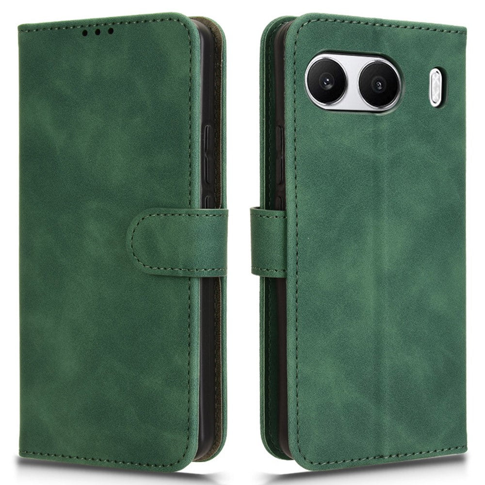 For OnePlus Nord 4 Leather Case Skin-Feel Anti-Drop Wallet Flip Phone Cover