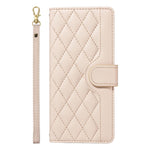 For Xiaomi Redmi Note 13 Pro+ 5G Case Wallet Rhombus Leather Phone Cover with Shoulder Strap, Wrist Strap