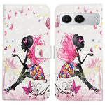 OnePlus Nord 4-skal med 3D-kreativt mönster i PU-läder, stativ och mobilskydd