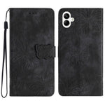 Samsung Galaxy A08 5G / A08 4G / A07 4G / A07s 4G / A06 4G / A06 5G skal fjärilsdesign fällbart läderfodral med beröringsskydd