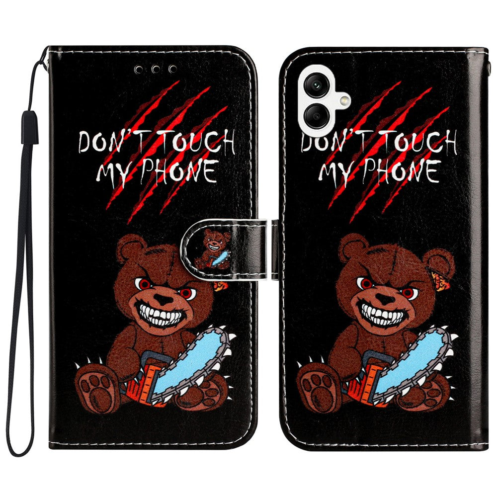 Samsung Galaxy A08 5G / A08 4G / A07 4G / A07s 4G / A06 4G / A06 5G-pungcover, lædercover med trykt mønster