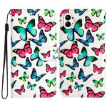 Samsung Galaxy A08 5G / A08 4G / A07 4G / A07s 4G / A06 4G / A06 5G-pungcover, lædercover med trykt mønster