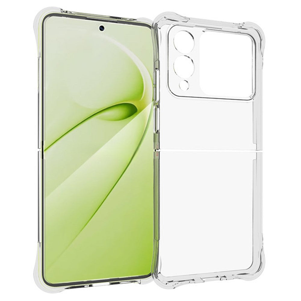 Huawei Nova Flip 5G-skal Transparent Flexibelt 2.0mm TPU mobilskal