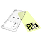 For Huawei nova Flip 5G Case Transparent Flexible 2.0mm TPU Phone Cover