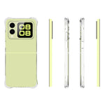 Huawei Nova Flip 5G-skal Transparent Flexibelt 2.0mm TPU mobilskal