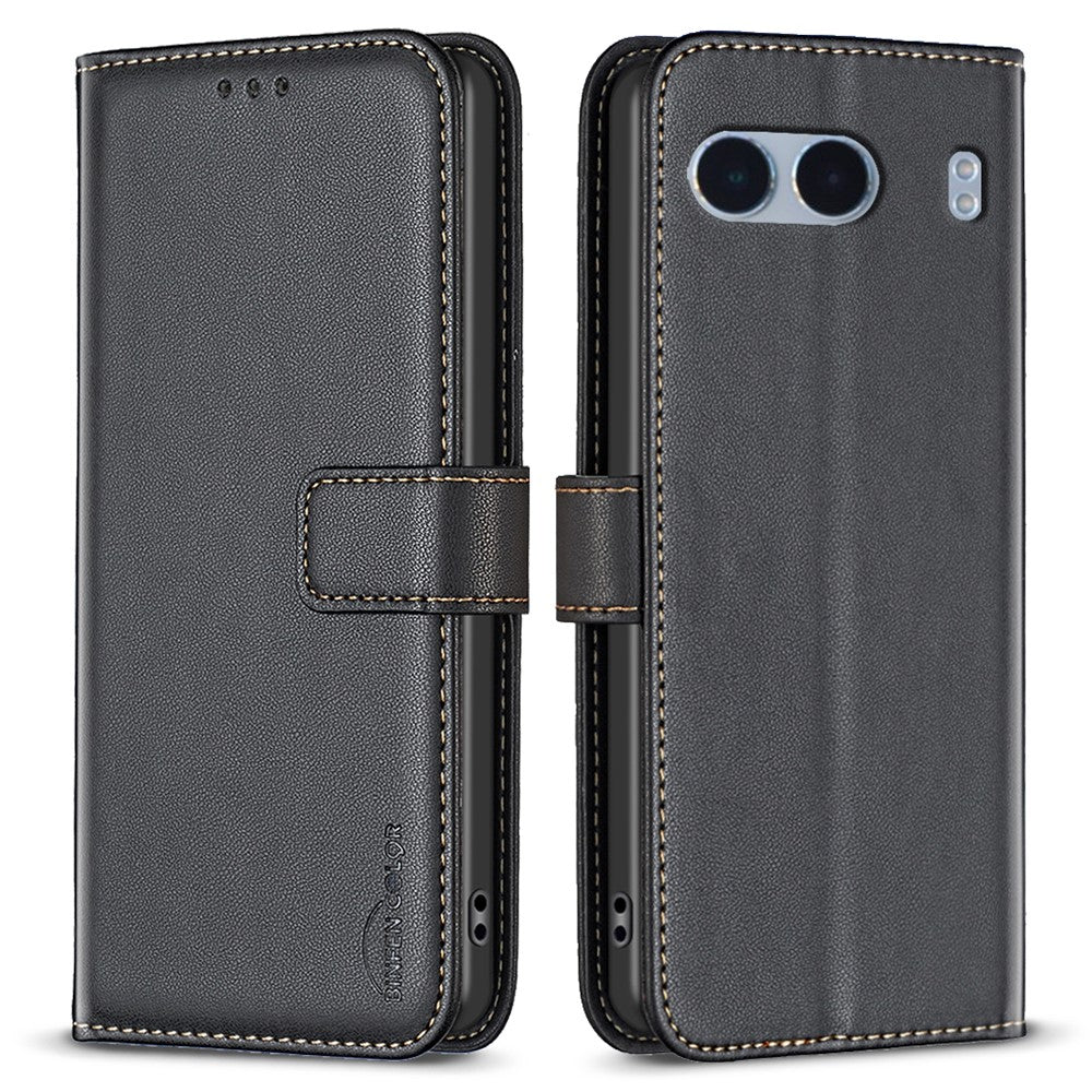 BINFEN COLOR BF17 For OnePlus Nord 4 Case Wallet Folio Flip Leather Cover