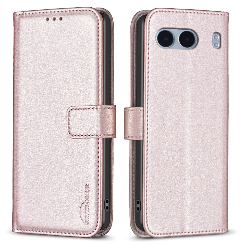 BINFEN COLOR BF17 For OnePlus Nord 4 Case Wallet Folio Flip Leather Cover