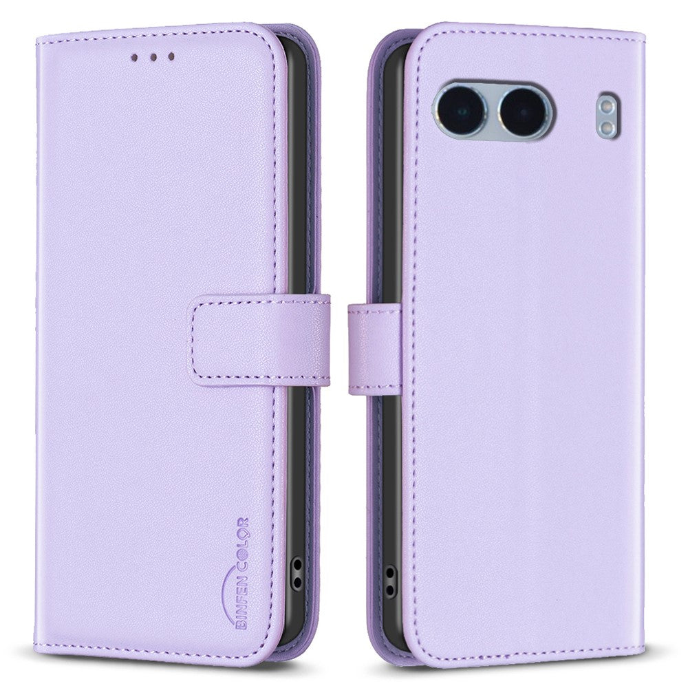 BINFEN COLOR BF17 For OnePlus Nord 4 Case Wallet Folio Flip Leather Cover