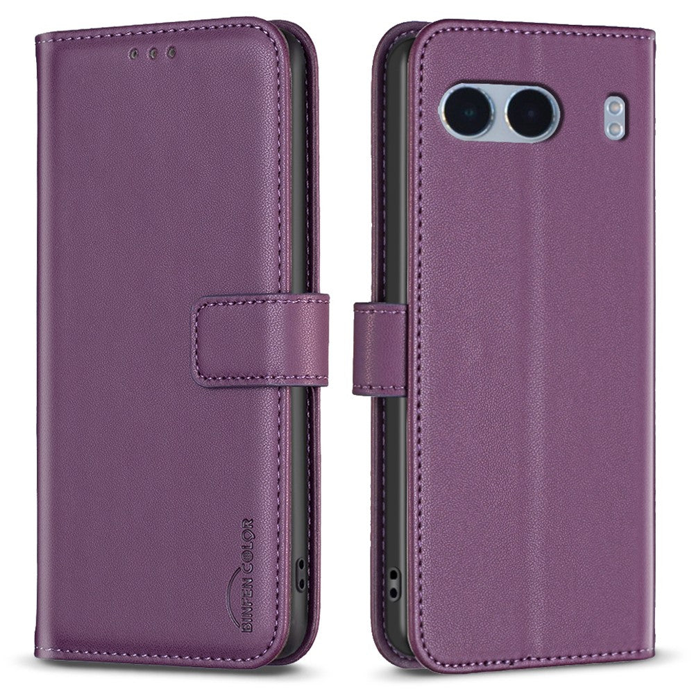 BINFEN COLOR BF17 For OnePlus Nord 4 Case Wallet Folio Flip Leather Cover