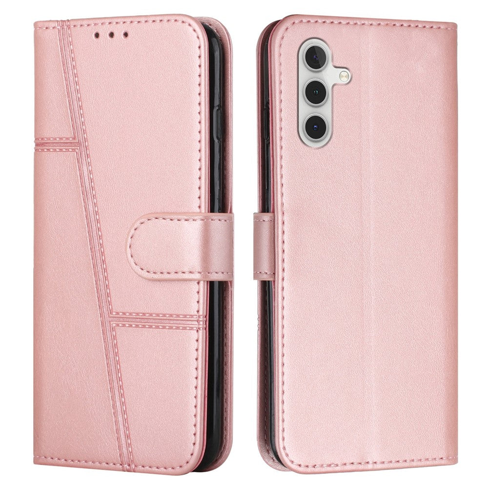 Samsung Galaxy A18 5G / A18 4G / A17 5G / A17 4G / A26 5G / A16 5G / A16 4G skal stativ fällbart läderfodral