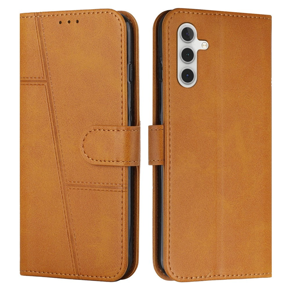 Samsung Galaxy A18 5G / A18 4G / A17 5G / A17 4G / A26 5G / A16 5G / A16 4G skal stativ fällbart läderfodral