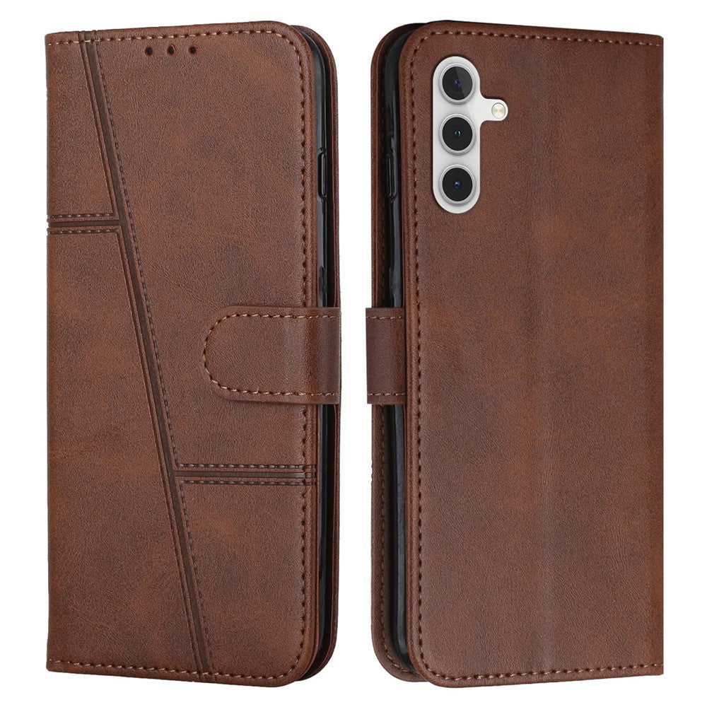 Samsung Galaxy A18 5G / A18 4G / A17 5G / A17 4G / A26 5G / A16 5G / A16 4G skal stativ fällbart läderfodral