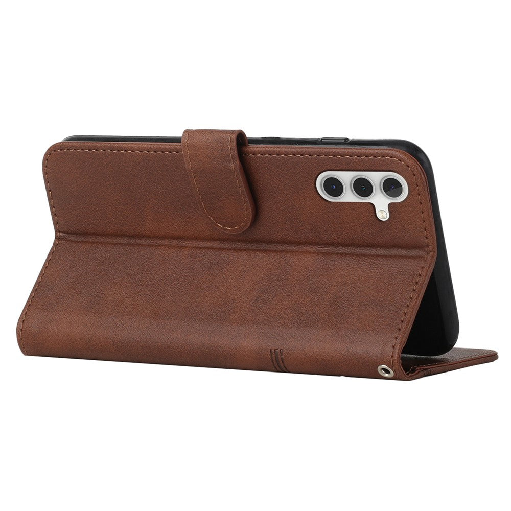 For Samsung Galaxy M35 5G Case Stand Flip Protective Leather Phone Cover