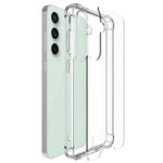 IMAK For Samsung Galaxy S24 FE Case PC+TPU Shockproof Clear Phone Cover