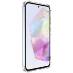 IMAK Cover til Samsung Galaxy A35 5G PC+TPU Stødsikkert Gennemsigtigt Telefoncover