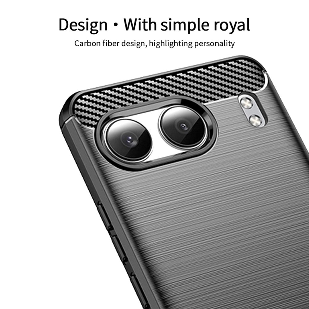 MOFI JK TPU Series-1 For OnePlus Nord 4 Case Carbon Fiber Texture TPU Soft Phone Cover
