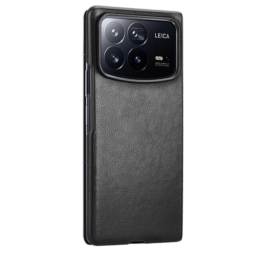 For Xiaomi Mix Fold 4 5G Case Litchi Texture PU Leather + PC Phone Cover