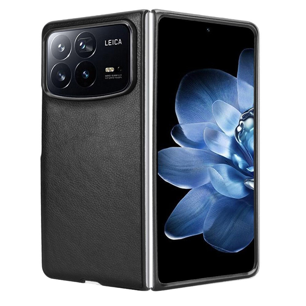 For Xiaomi Mix Fold 4 5G Case Litchi Texture PU Leather + PC Phone Cover