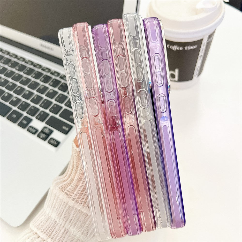 Til Samsung Galaxy A55 5G Cover IMD Design Stødsikker PC+TPU Telefoncover med Glaslinsefilm