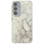Til Samsung Galaxy A55 5G Cover IMD Design Stødsikker PC+TPU Telefoncover med Glaslinsefilm