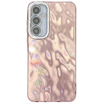 Til Samsung Galaxy A55 5G Cover IMD Design Stødsikker PC+TPU Telefoncover med Glaslinsefilm