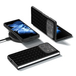 For Xiaomi Mix Fold 4 5G Case Woven Texture PU Leather Coated PC Mobile Phone Cover