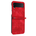 For Samsung Galaxy Z Flip3 5G Leather Wallet Case Butterfly Flower Imprinted Phone Cover with Strap