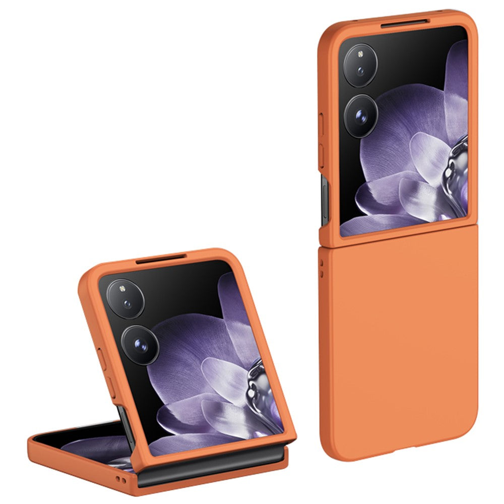 Xiaomi Mix Flip 5G-skal med hudkontakt, ultratunt hårt PC-mobilskal