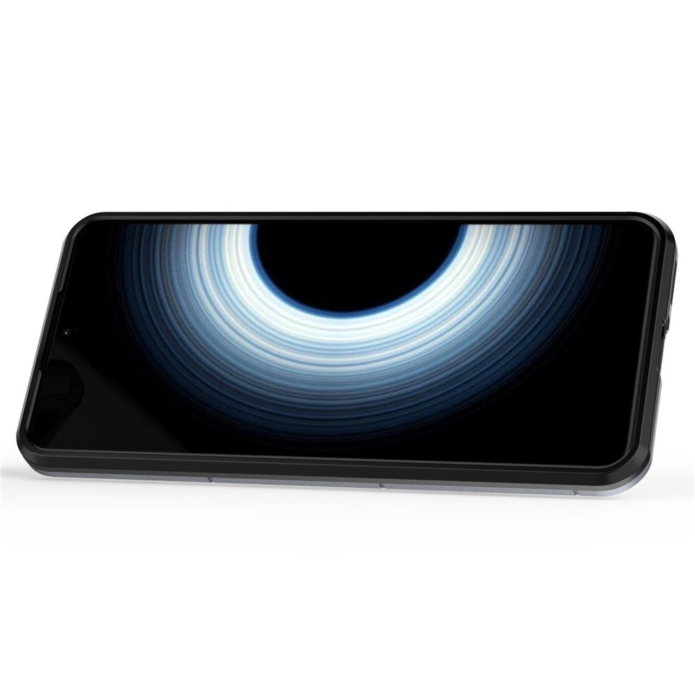 Xiaomi Redmi K50 Ultra 5G / 12T 5G Kraftigt Armor Skyddsskal Fingerring Stöd Halkfri Hårt PC Mjukt TPU Stötsäkert Skal